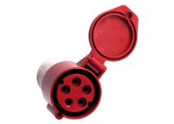 Розетка 215 переносная 3Р+РЕ+N 16А 380В IP44 TDM