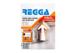 Аппликатор вогнутый для силиконового герметика REGGA оранжевого цвета, 3 мм.