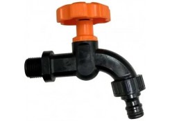 Кран садовый пластиковый - 3/4" M Hydros