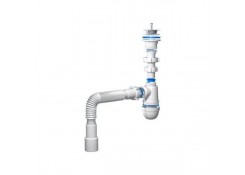 Сифон АНИ 1 1/2x d40 с гибкой трубой Aniplast