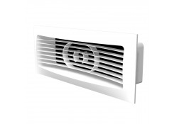 Решетка вентиляционная 150x90 с фланцем 120x60 Эра 612РСФ