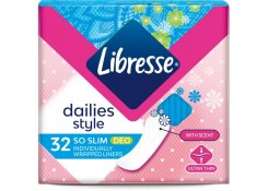 Ежедневные гигиенические прокладки Libresse Dailies Style So Slim Deo 32 шт