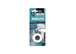 Лента двойная клейкая для помещений BISON Double Fix, 1,5мх19мм