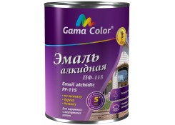 ЭМАЛЬ алкидная, глянцевая ПФ-115 GAMA-COLOR фиолетовый 0.9кг