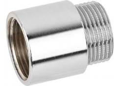 Удлинитель латунный резьбовой внутренний /наружный хромированный 3/4"x40