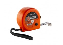 Рулетка Polax измерительная строительная 2 фиксатора 3*16 мм