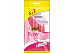 Набор одноразовых станков Bic 3 Pure Lady 4+2 шт