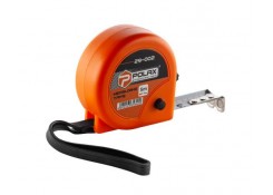 Рулетка Polax измерительная строительная 2 фиксатора 5*19 мм