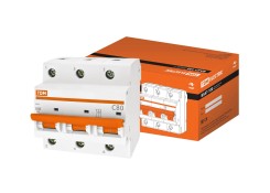 Автоматический выключатель 3Р 80А C 10kA ВА47-100 TDM