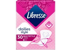 Ежедневные гигиенические прокладки Libresse Dailies style Multistyle Liners 30 шт