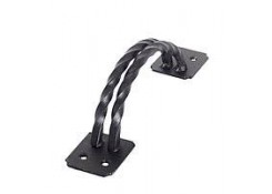 Ручка дверная Скоба вита 230 квадрат черная