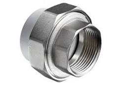 Муфта комбинир.разъем.(американка) ВР белая 32x1 RTP