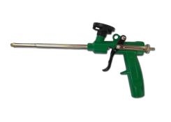 Пистолет для пены c алюминиевой зеленой ручкой PROFMET