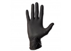 Перчатки нитриловые одноразовые (M) черные