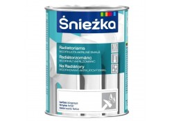 Краска акриловая для радиаторов Sniezka. Глянцевая. Белая. 0.75 л.