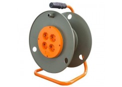 Катушка для удленителя 4 гнезда для кабеля Konza
