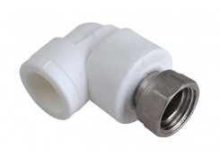 Угольник с накидной гайкой белый 20*1/2 RTP